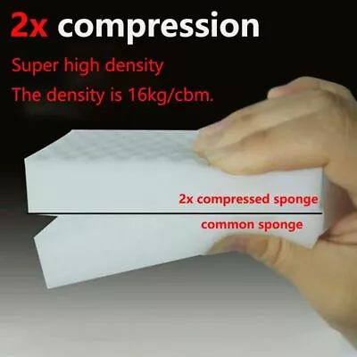 High Density Sponge Eraser Melamine Cleaner Upgraded Version Double Compressed  • $16.95