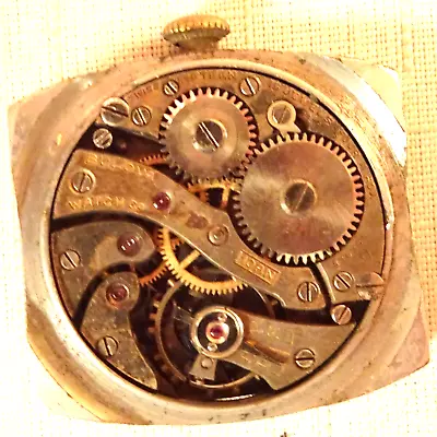 Bulova Wristwatch Movement 15J Men's Parts Or Repair 10AN Vintage • $29.99