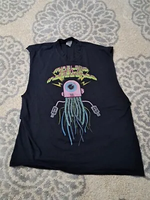 Vintage Y2K Mindless Self Indulgence Octopus MSI Punk Band Shirt Sleeveless • $34.99