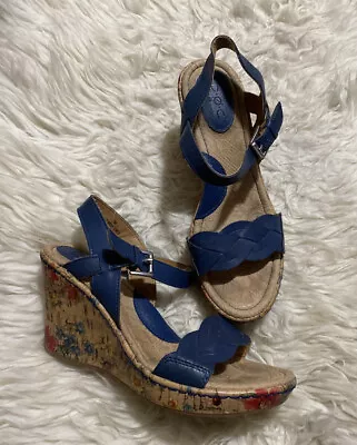 B.O.C~ Born Concepts BOISE Floral Cork Sandals~7 • $27