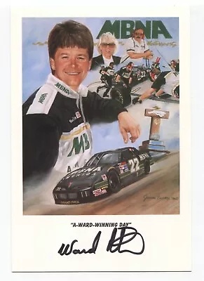 Ward Burton Signed Photo Postcard NASCAR Racing Race Car Driver • $20