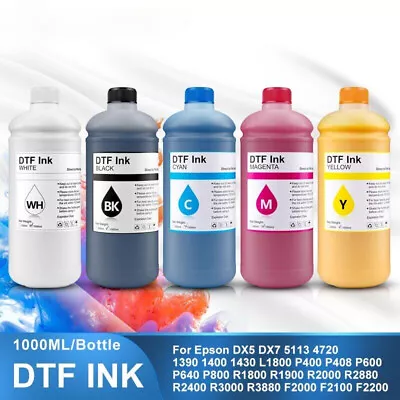 1000ml/Set DTF Ink  For Epson L1800 1390 L805 4720 I3200 1430 F2000 F2100 • $630