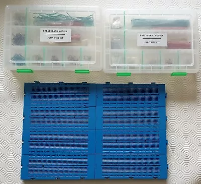 £75 • Buy Electronics Training Breadboard Modules X 100 And 2 Jump Wire Kits