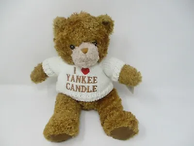 Yankee Candle Teddy Bear With Sweater I Love Yankee Candle With Tag 2010 • $15