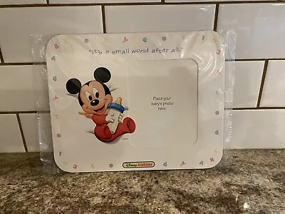 Vtg Disney Babies Mickey Mouse Picture Frame Toys R Us It’s A Small World • $7.50