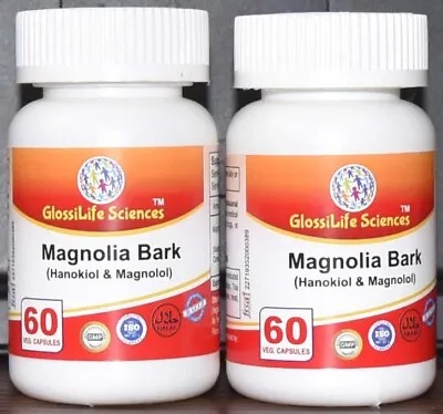 Honokiol & Magnolol Magnolia Bark 10:1  Extract Capsules Reduce Anxiety • $61.75
