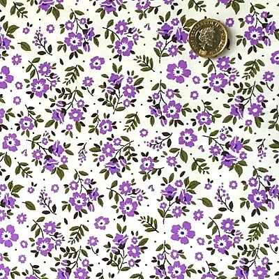 Polycotton Fabric QUALITY Craft  3 METRE PIECE  Floral Novelty SALE REDUCED B • £10