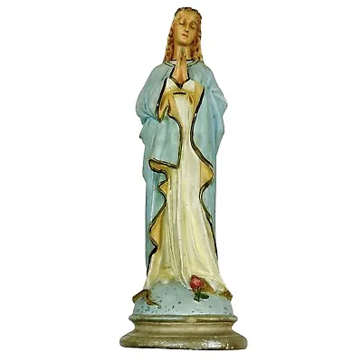 Vintage Virgin Mary Religious Statue 21  Plaster From Catholic Church ￼ • $195