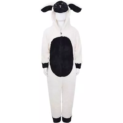 Kids Girl Boys Xmas Nativity Sheep Costume School Play Sheep Fancy Dress 2-14 Yr • £24.99