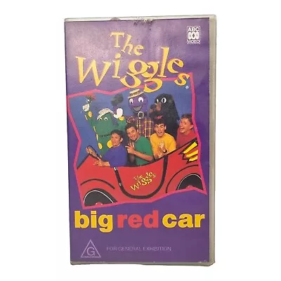 The Wiggles: Big Red Car VHS Tape Original Cast ABC Video 1995 Children's TV • $24.95
