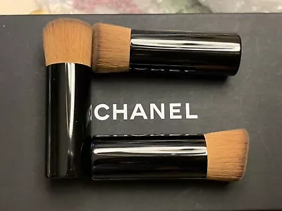 Lot Of 3 CHANEL Les Beiges Water-Fresh Teint MINI Foundation Brush SAMPLE SIZE • $12.95