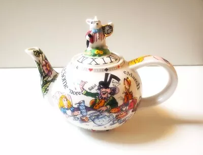Beautiful Alice In Wonderland Teapot By Paul Cardew 2008 Designed In England • $34.95