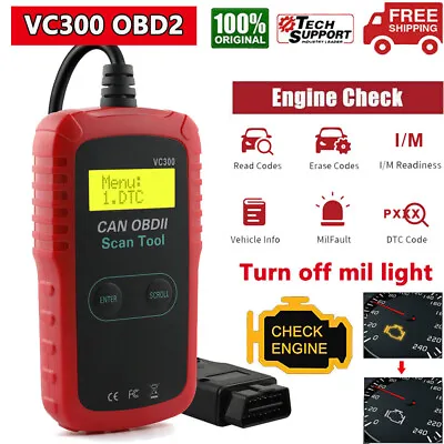 OBD2 Scanner OBD Code Reader Car Check Engine Automotive Fault Diagnostic Tool • £9.99