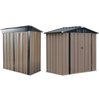 Metal Garden Shed Utility Tool Storage 3X5FT4X6FT 6X8FT • £129.99