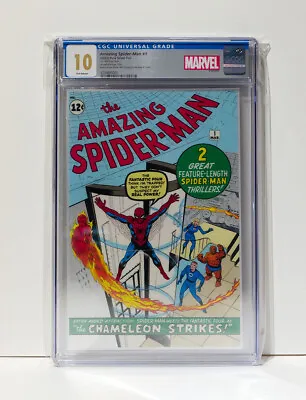 Marvel The Amazing Spider-Man #1 1oz .999 Silver Foil CGC10  - Foil Cert #0030!! • $459