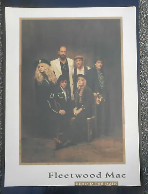 Stevie Nicks FLEETWOOD MAC Poster Vintage & Original 1990 Behind The Mask Tour • $13