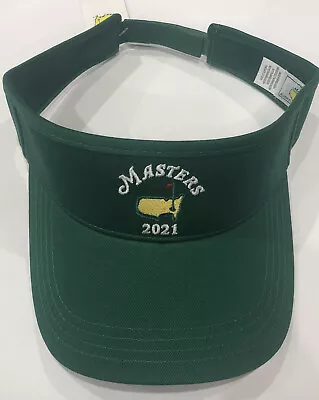 Masters Golf Visor 2021 Dated Green BRAND NEW WITH TAGS From Augusta National • $43.99