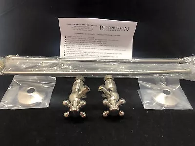 Restoration Hardware Universal Traditional Water Supply Kit - Satin Nickel • $85