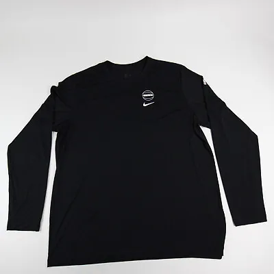 Dallas Mavericks Nike NBA Authentics Long Sleeve Shirt Men's Black Used • $27.99