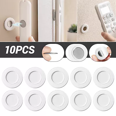 1-10X Magnetic Hooks Wall Mount Hook Remote Control Storage Holder Cabinet Home • $6.99