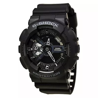 Casio GA110-1B Men's Analog & Digital G-Shock Watch Anti-Magnetic Watch • $59