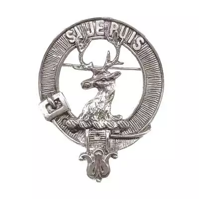 Art Pewter Clan Crest Badge Starting Mac Or Mc | Clan Crest Gifts • $37.05