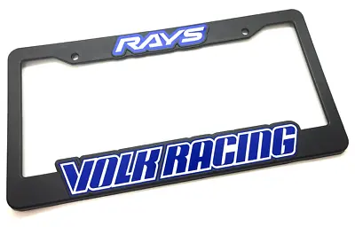 $19.99 • Buy Rays Volk Racing License Plate Frame Blue TE37 CE28