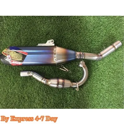 Exhaust Headers Muffler Titanium KLX300R Pipe System Side Right Motorcycle Parts • $858.99