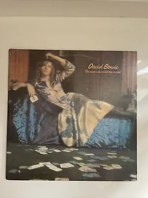 DAVID BOWIE - THE MAN WHO SOLD THE WORLD LP CLEAR VINYL N MINT Rare Ryko Double • £50