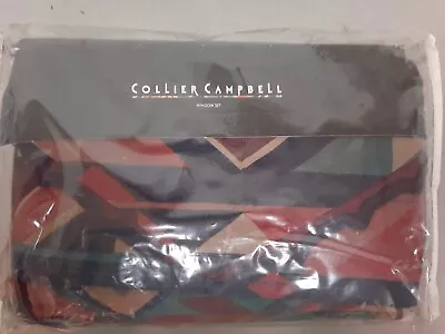 Collier Campbell 1989 Window Set Geometric Design NOS-Darker Colors 7 Pieces • £183.19