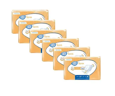 ID Expert Form 2 Plus Case Saver 6 Packs Of 21 Incontinence Pads Adult Nappies • £43.94