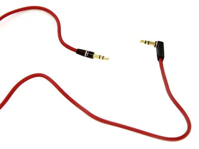 Beats  Monster Replacement L Plug Audio Cable 4 Ft 3.5mm Headphones • $11.99