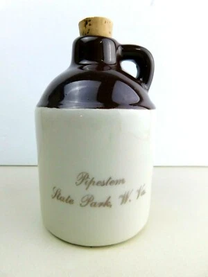 $19.99 • Buy Vintage Pihestem State Park W.VA. WV West Virginia Small Moonshine Whiskey Jug
