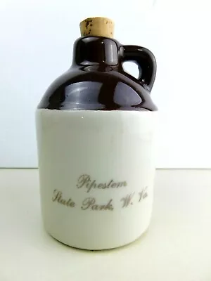 Vintage Pihestem State Park W.VA. WV West Virginia Small Moonshine Whiskey Jug • $19.99