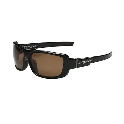 $48 • Buy New Coyote Eyewear Chaos Sunglasses  Polarized Black Brown