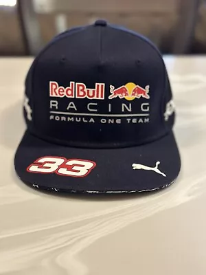 Red Bull Racing Formula One Team Max Verstappen #33 Puma F1 Hat Cap Snapback OS • $30