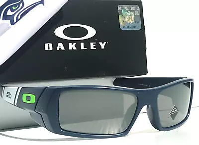 NFL Oakley Gascan SEATTLE SEAHAWKS Matte Navy PRIZM Black Sunglass 9014-76 • $128.87