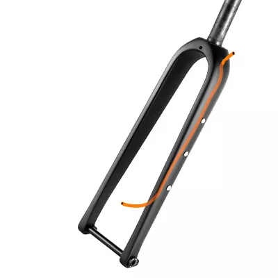 £114 • Buy 700C Carbon Fiber Bicycle Road Cyclocross Bike Gravel Fork 1 1/8 Disc Brake Fork