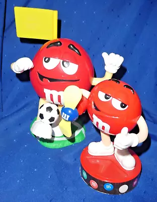 Red M&Ms (x2) Soccer Player With Flag And Fan • $17