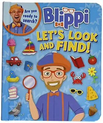 Official Blippi: Let's Look And Find! By Editors Of Blippi Book The Cheap Fast • £6.99