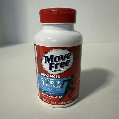 Move Free Advanced Plus MSM And Vitamin D3 80 Tablets Exp. 01/2026 • $19.99