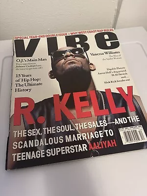 VIBE MAGAZINE R KELLY December 1994/ January 1995 Double Issue • $199.99