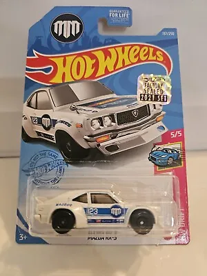 Hot Wheels 2021 Factory Sealed Super Treasure Hunt Mazda RX-3 W/Protector L27 • $30