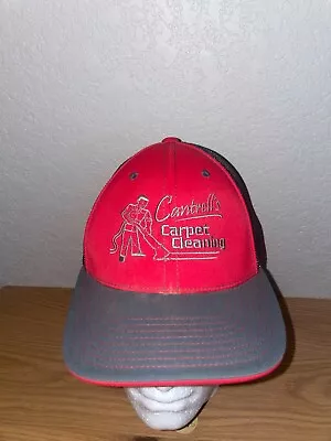 Y2K Cantrell's Carpet Cleaning Pacific Red Hat Headwear 2000s OS • $15