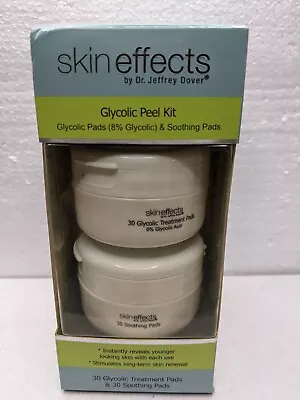 Skin Effects By Dr Jeffrey Dover Glycolic & Soothing Pads Peel Kit 2 Step System • $14.99