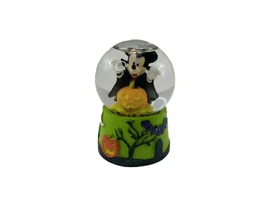 Disney Halloween Spooky Mickey Mouse Mini Water Snow Globe Green Black  • $7.96