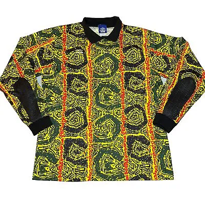 Vintage Umbro Soccer Jersey Goalie Goalkeeper Padded XL USA African Abstract • $58.88