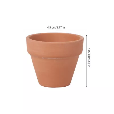 10/20PCS Terracotta Pots Mini Clay Flower Pot Planters For Indoor Outdoor Plant • £8.99