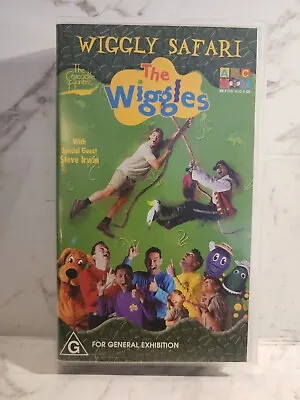 The Wiggles - Wiggly Safari VHS Movie Video Cassette Tape • $19.90