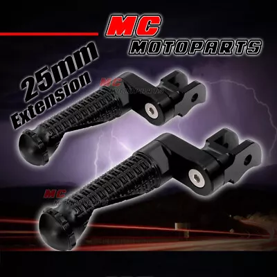 Black Rider Footpegs 25mm Extended For Boulevard M109R 13-15 16 17 18 19 20 • $45.18